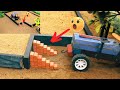 DIY Tractor Mini Plough Machine Science Project DIY Effective Agricultural Machinery Topminikids