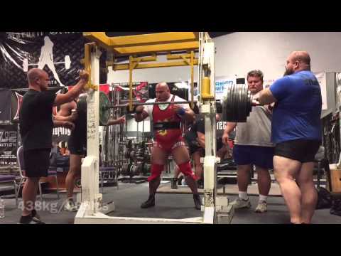 460.5kg/1,015lbs x 2 Raw Squat w/ wraps PR @ 140kg/308lbs 9-26-15