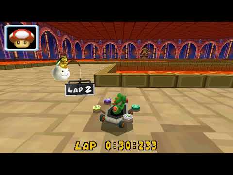 [MKDS] GBA Bowser Castle 2 1:30.805 (former WR)