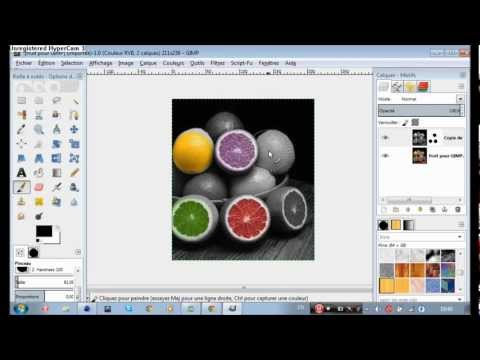 comment colorier une image avec gimp