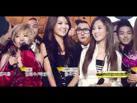 [Full HD] SNSD win Wonder Girls on Music Bank (18 Nov, 2011)