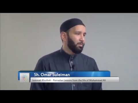 sh.Omar suleiman talk on lessons from Muhammad Ali|KHUTBAH 10-06-2016