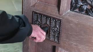 Album cover: Church lock and key video