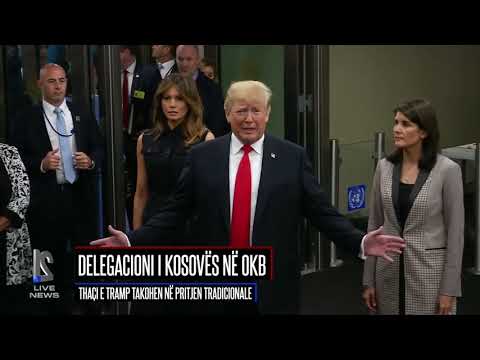 Thaçi e Tramp takohen ne pritjen tradicionale  25.09.2018