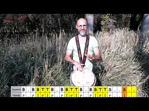 6/8 Djembé Tutorial (Medicine Rhythm)