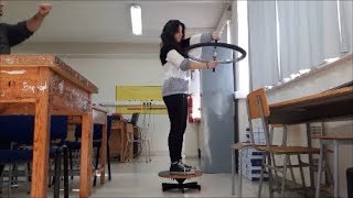 8 AWESOME EXAMPLES Conservation of angular momentum!!!