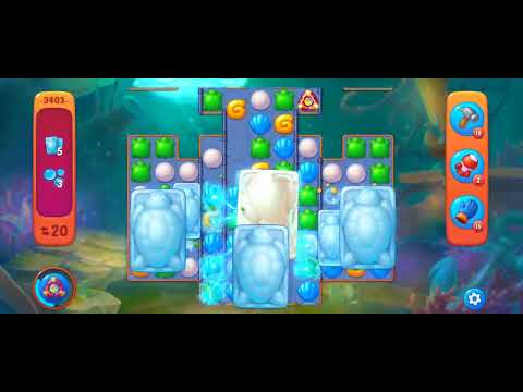 Fishdom Challenge Level 3403 (with timed boosters [Super Lightning]) @choraelmin