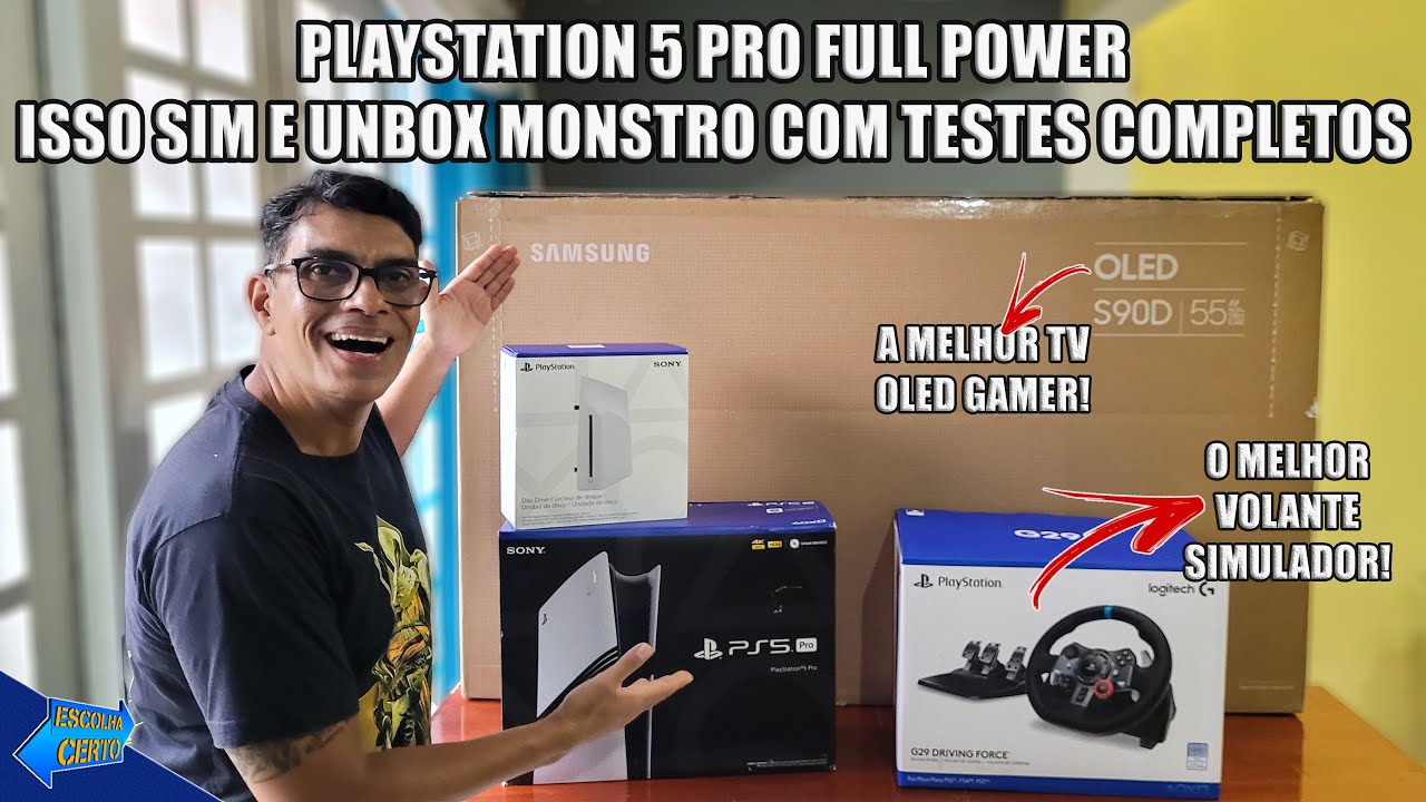 PS5 PRO TESTE COMPLETO IMAGEM TOP NA OLED. SERÁ QUE VALE A COMPRA?