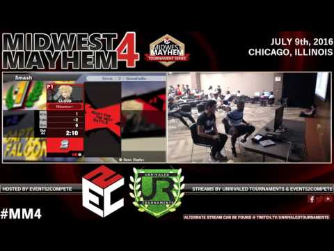 Midwest Mayhem 4 – Pools – JoJo (Cloud, Marth) vs. Taka (Captain Falcon)