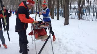 preview picture of video 'Competition in cross-country skiing.'