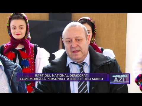 Maramuresul Azi 5 februarie 2016 P1 - PND comemoreaza personalitatea lui Iuliu Maniu
