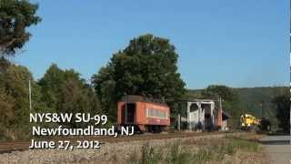 preview picture of video 'NYS&W 3800 Leads SU-99 at Newfoundland'