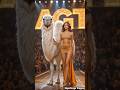 Woman And White Camel Perform Stunning Transformation On AGT Stage