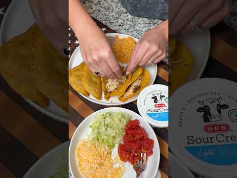 My FAVORITE Crispy Tacos 🌮 (just like dad used to make!) #texmex #tacos #dinnerideas
