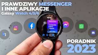 How to download MESSENGER on Samsung Galaxy Watch 4/5/6? | Tutorial