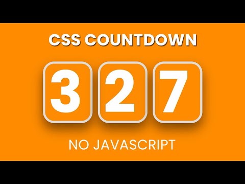 Pure Css Countdown Css Animation No Javascript