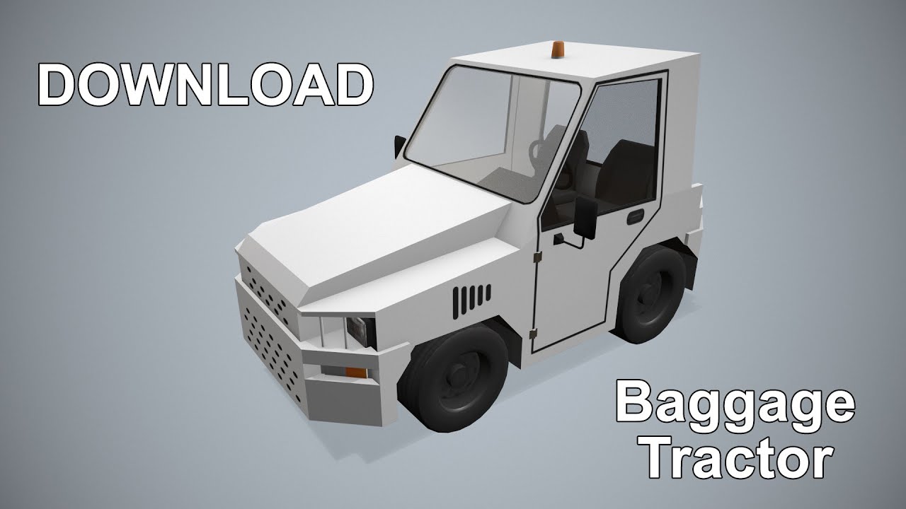 Traktor Bagasi --356-- Model 3D