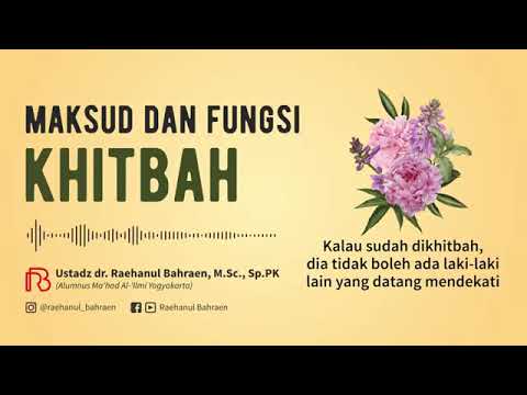 Bismillah Maksud Dan Fungsi Khitbah