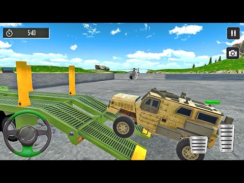 Transporting US Army Humvee in Cargo Plane - Transport Sim 3D - Android Gameplay