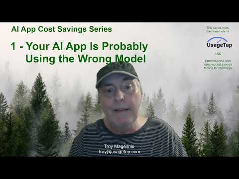 AI App Cost Savings Video Series 공식 영상 미리보기