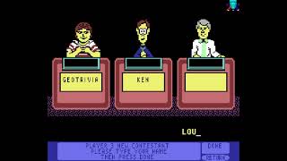 Commodore 64 Game:  Jeopardy!  Sports edition (1988 ShareData Inc.)