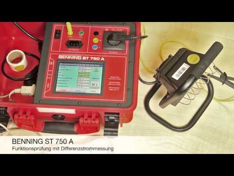 BENNING ST 750 A - Gerätetester Funktionsprüfung (de)