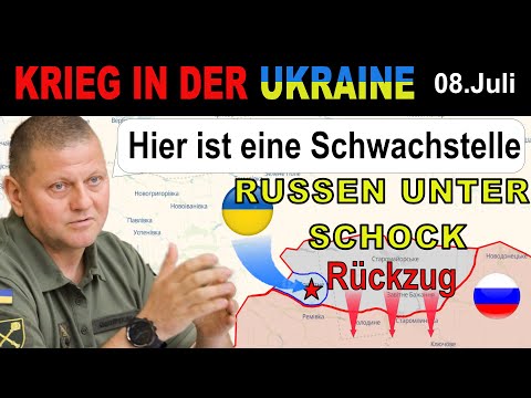 08.Juli: Ukrainer FINDEN RUSSISCHE ACHILLES-FERSE | Ukraine-Krieg