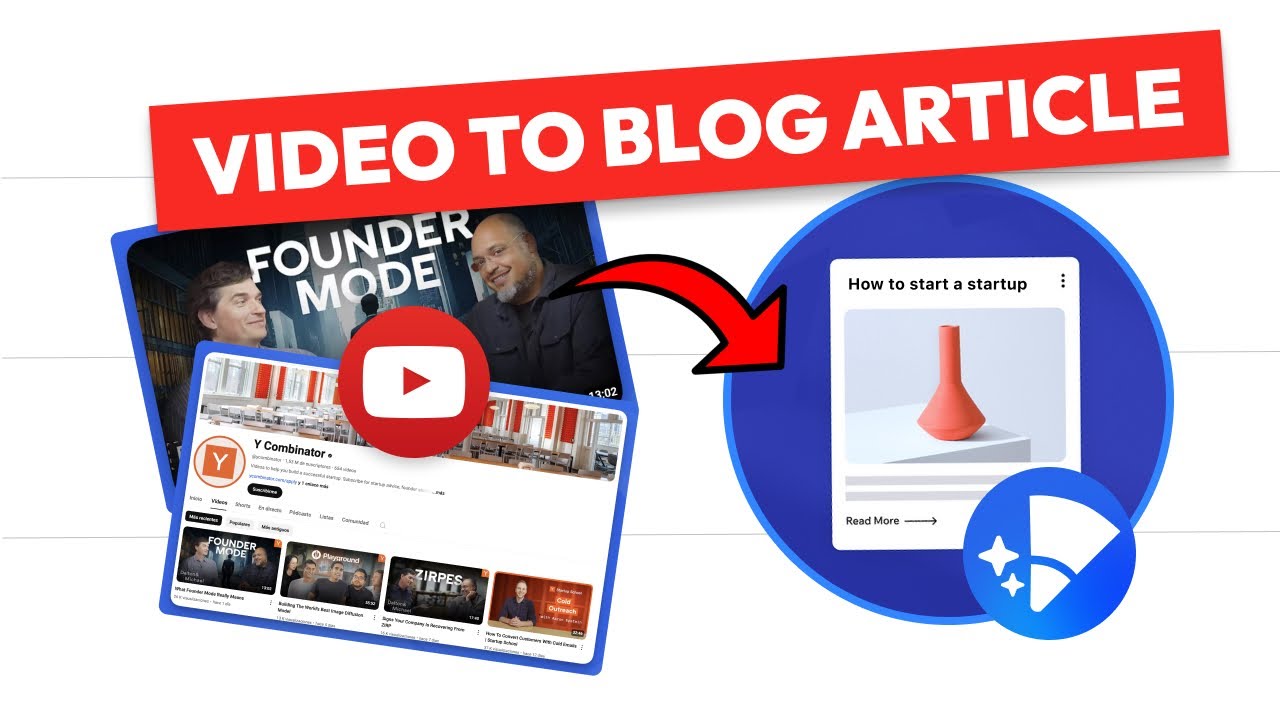 Turn Youtube Videos into Blog Post in 3 minutes| Editby.ai