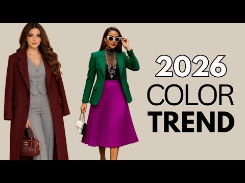 2026 COLOR TRENDS YOU MUST TRY!  Chic & Elegant Combinations