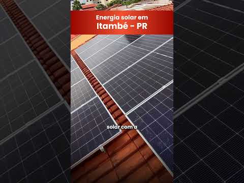 Energia solar em Itambé-PR