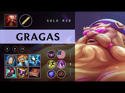 Gragas Mid vs Orianna - NA Master Patch 25.24