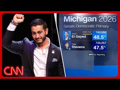 Abdul El-Sayed wins MI Democratic Senate primary, CNN projects