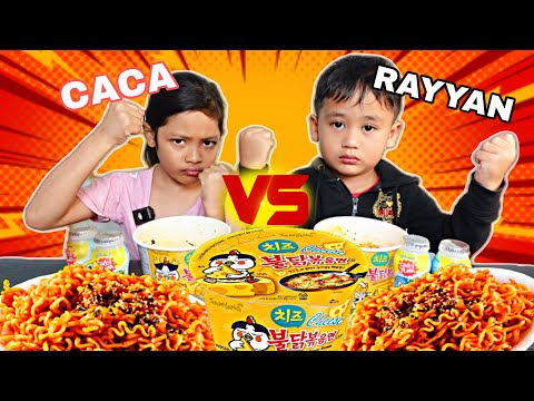 MERAH MATA❗️SIAPAKAH PALING HEBAT MAKAN SAMYANG CHEESE TANPA MINUM AIR 😱‼️