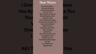 Download lagu Heat Waves Lyrics #shorts #lyrics #heatwaves #glassanimals mp3