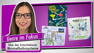 Genre im Fokus 40 - DREI MURMELBAHNSYSTEME im Überblick - über den Schachtelrand - Spiel doch mal!