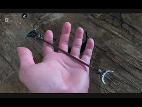 ~子甄彣璟~水滸傳 花和尚 魯智深 成名器 水魔鑌鐵禪杖 珍藏品 工藝品 模型擺件 生日禮物 交換禮物