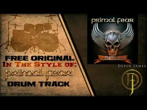 Primal Fear Styled Free Original Drum Track - 76 BPM (FREE DOWNLOAD)