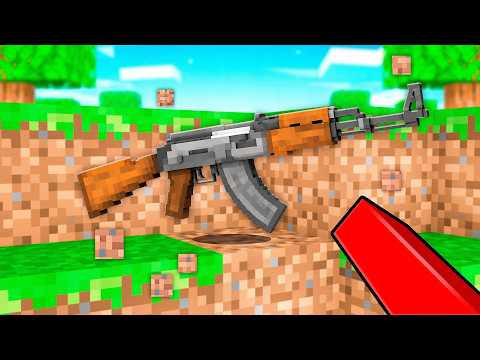 Minecraft, But Every Drop is a GUN..