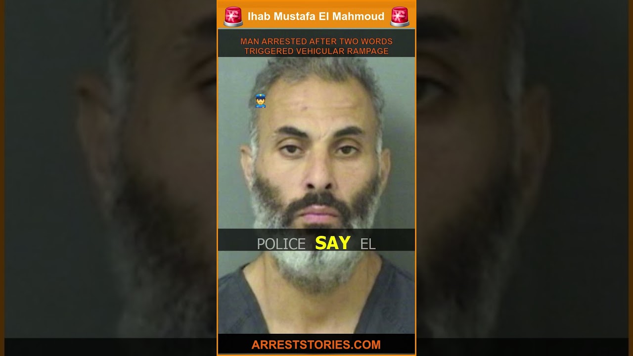 MAN ARRESTED AFTER TWO WORDS TRIGGERED VEHICULAR RAMPAGE