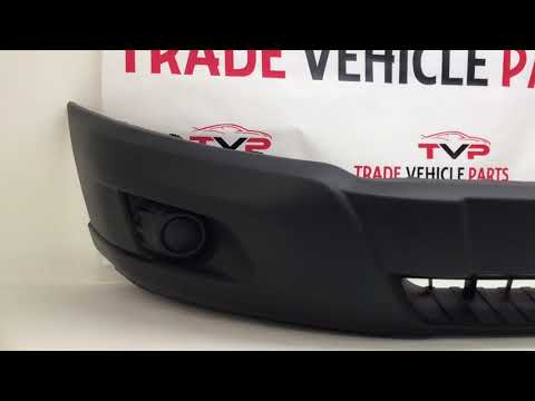 Fits Ford Transit Mk8 2014-2019 Front Bumper Grey Without Tow Eye Cover video