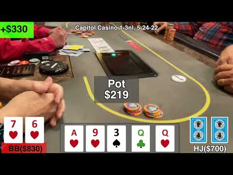 Bluffing My Opponent's weak range, no Guts, no Glory.   Poker vlog 110