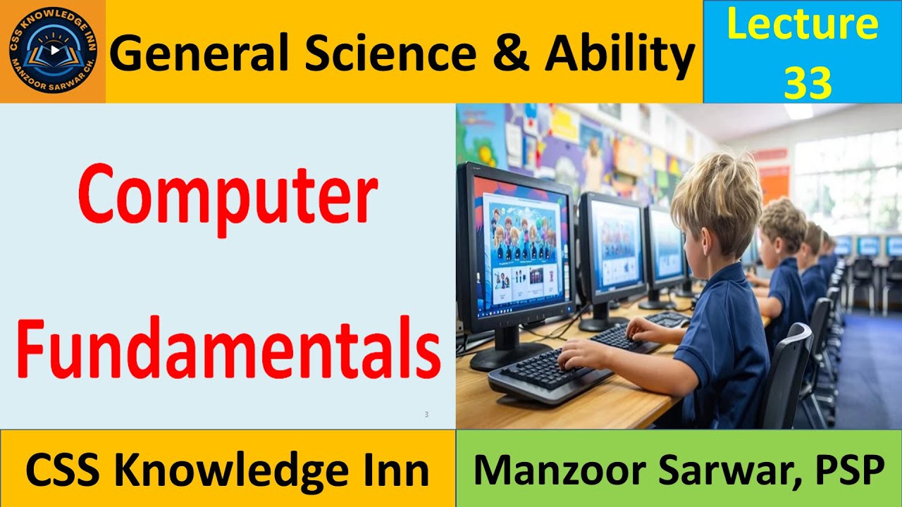 Computer Fundamentals | Central Processing Unit | Input-Output Devices | Data Storage |