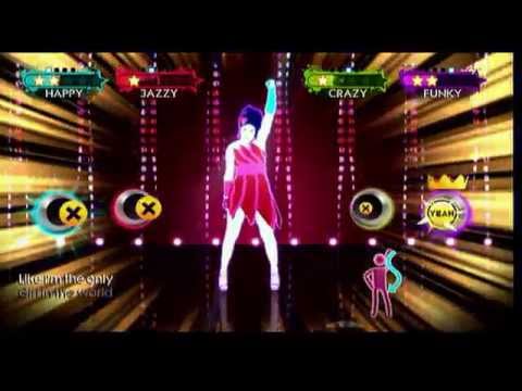 Just Dance 3 Only Girl in The World | 4 player gameplay | Wii