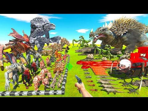 Animal Fight | Reptiles & Infernals vs Fantasy & Invertebrates - Animal Revolt Battle Simulator