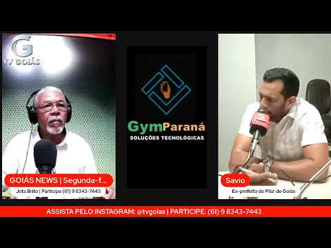 Sávio assessor do deputado Bruno Peixoto conversa com Jota Brito