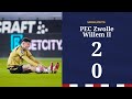 ? • PEC Zwolle - Willem II • 2-0