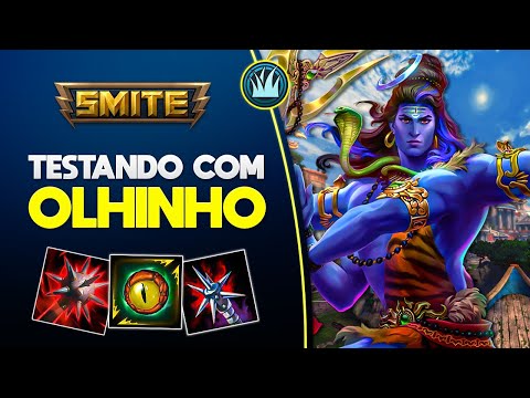 Testando o OLHO DA SELVA nele! SHIVA JUNGLER - ⚡ Smite BR Conquista