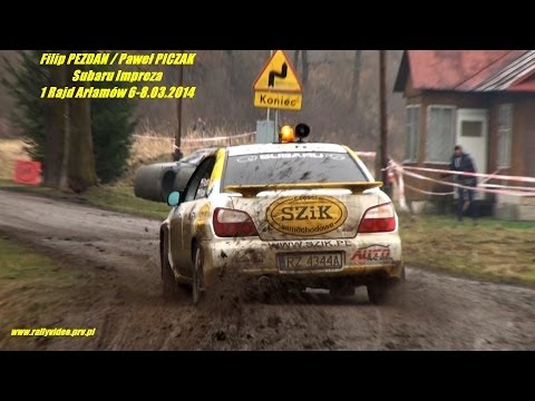 Filip PEZDAN / Paweł PICZAK - Subaru Impreza - 1 Rajd Arłamów  6-8.03.2014