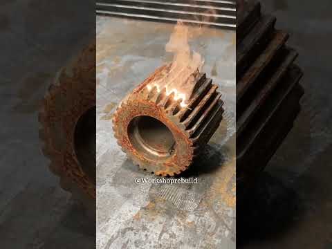 Removing Rust with 200W Laser Cleaning Machine #shorts #laser