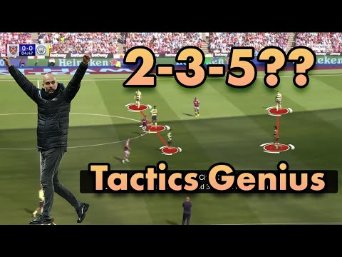 Manchester City's New 2-3-5 System Explained! | Tactical Analysis